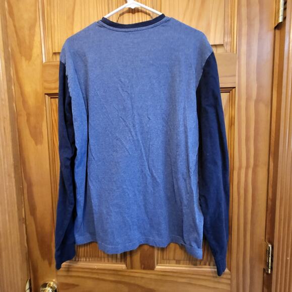 Harley-Davidson Men's Bar and Shield Blue L/S Tee T-Shirt Large - Picture 2 of 4